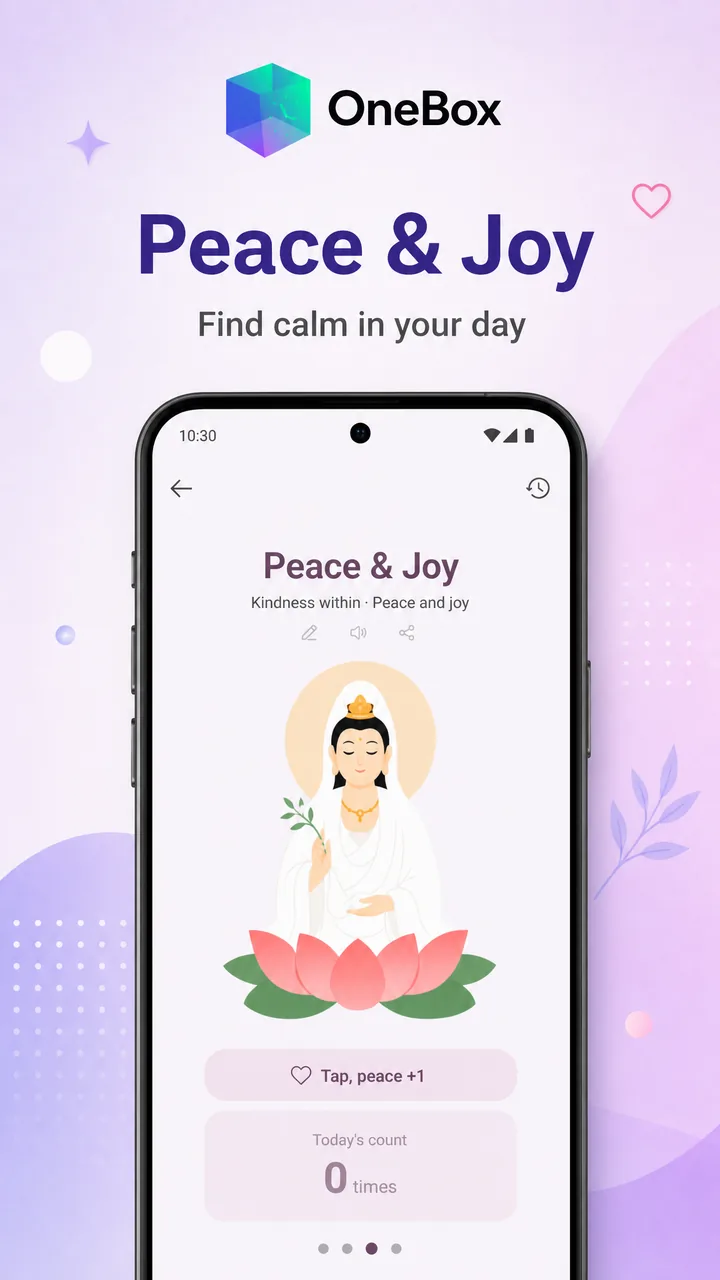 OneBox peace and joy