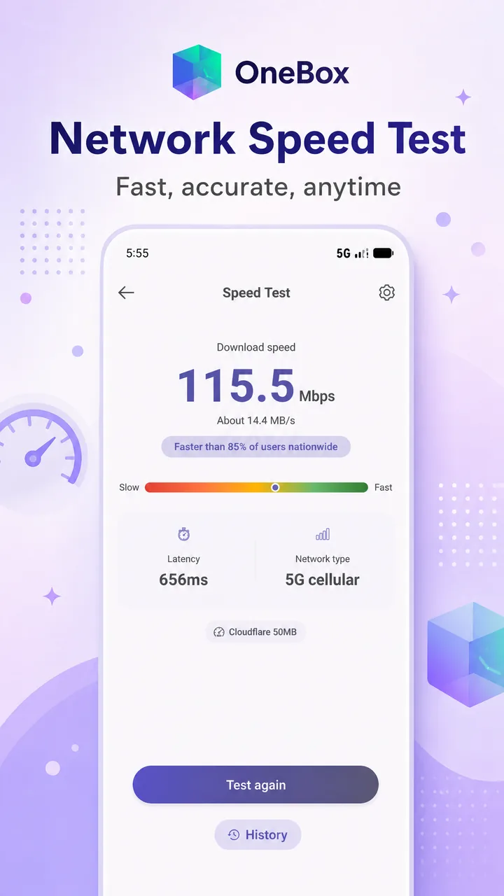 OneBox speed test